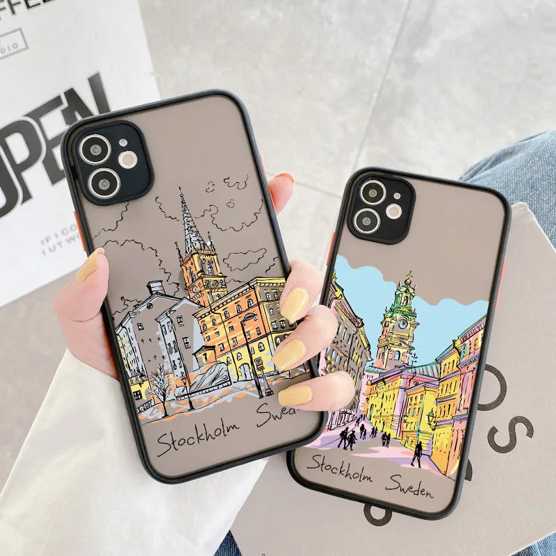 Travel Street painting Phone Case