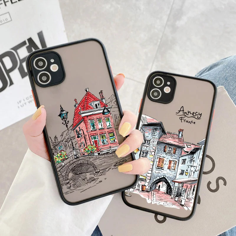 Travel Street painting Phone Case