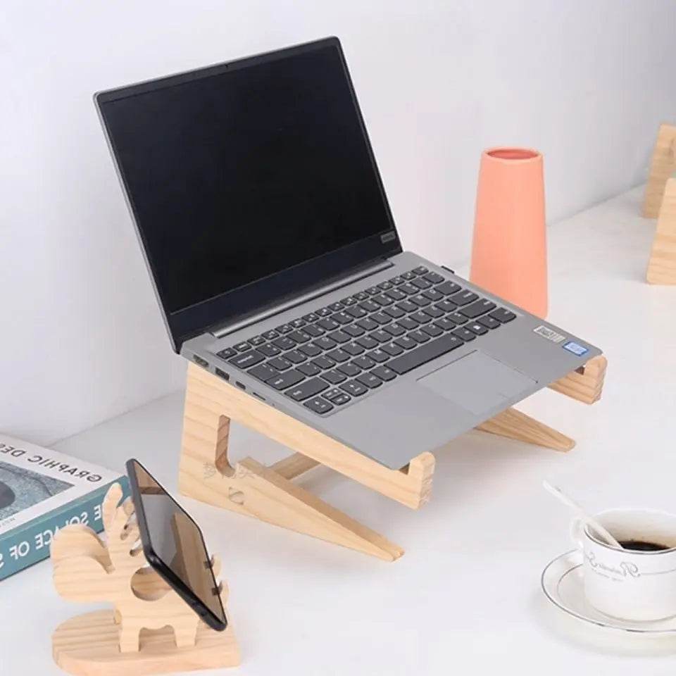 Wood Universal Laptop Stand