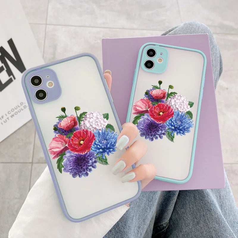 Poppies Flower Print Phone Case