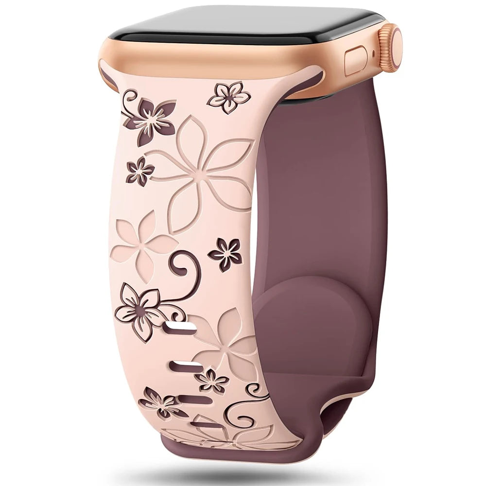 Floral Strap for Apple Watch