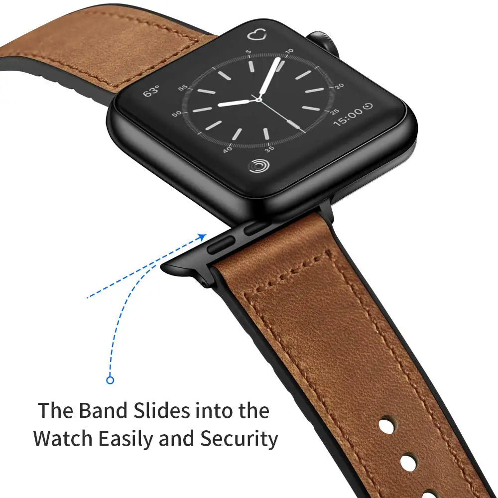 Leather+Silicone Band 2