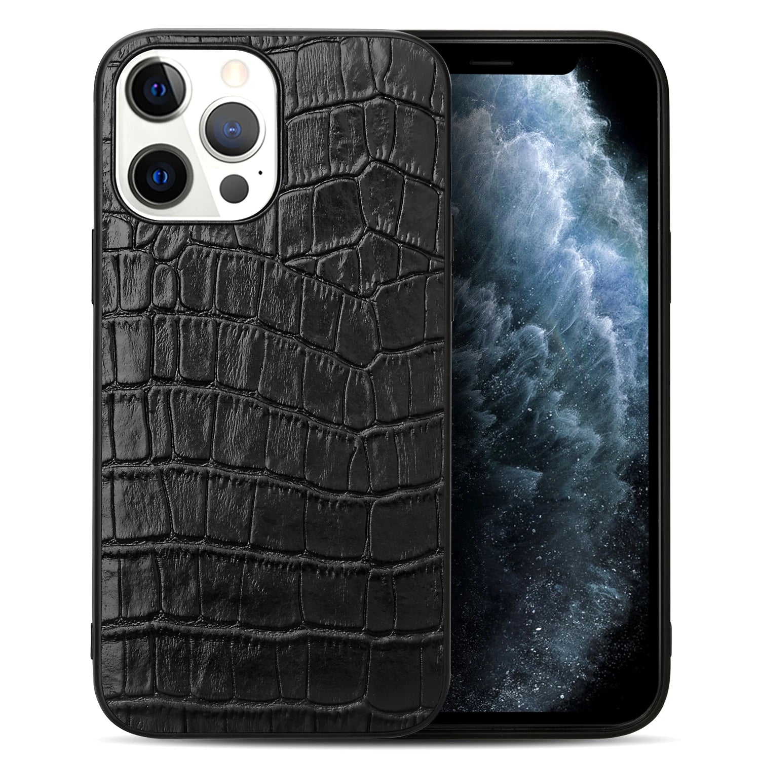 Ultra Thin Crocodile Leather Case