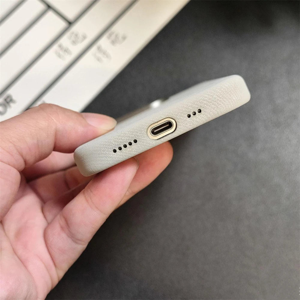 MagSafe Fiber Leather Case