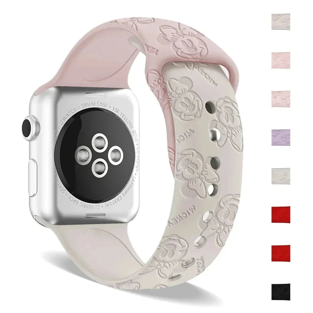 Mickey print Silicone Band