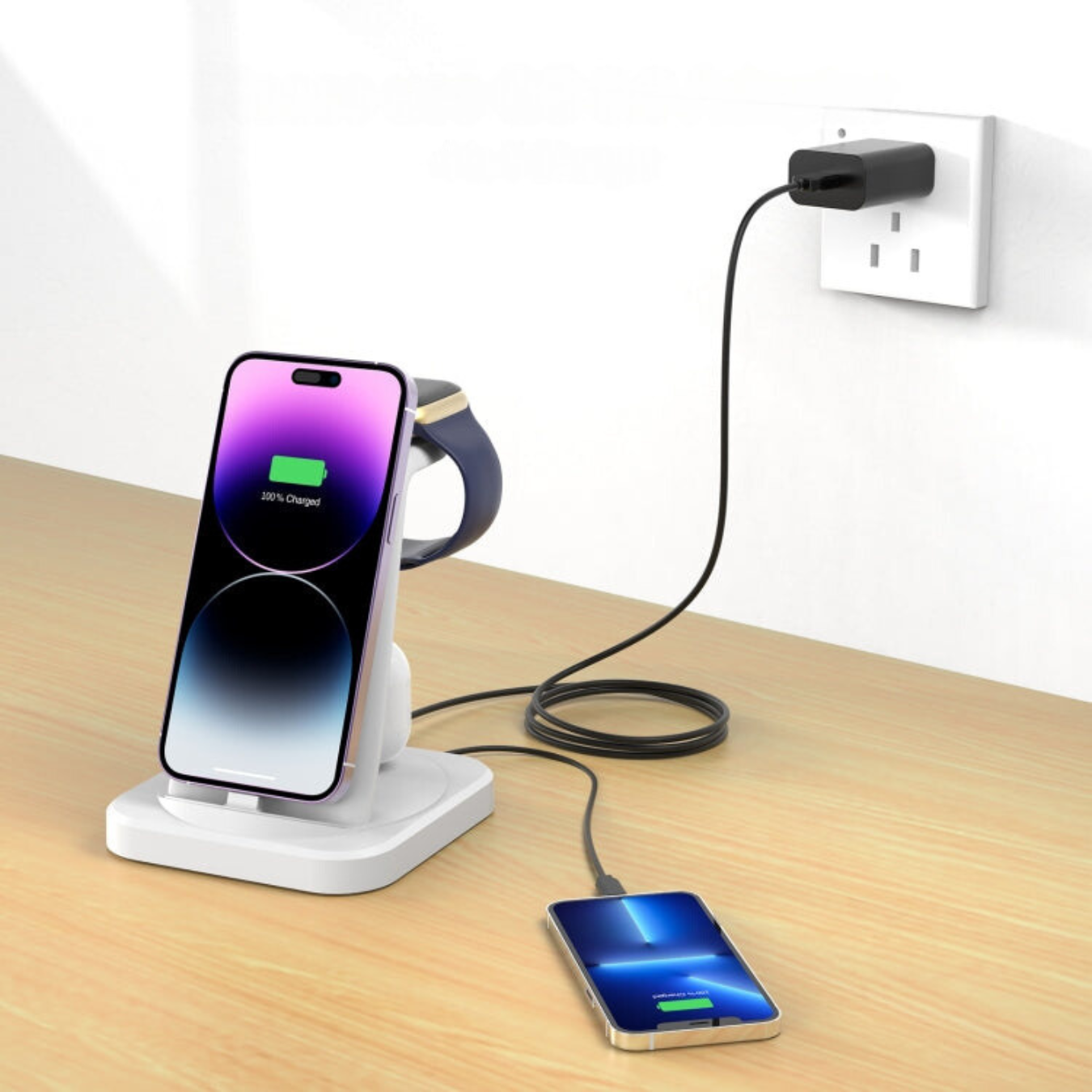 4 in 1 Wireless Charger Holder