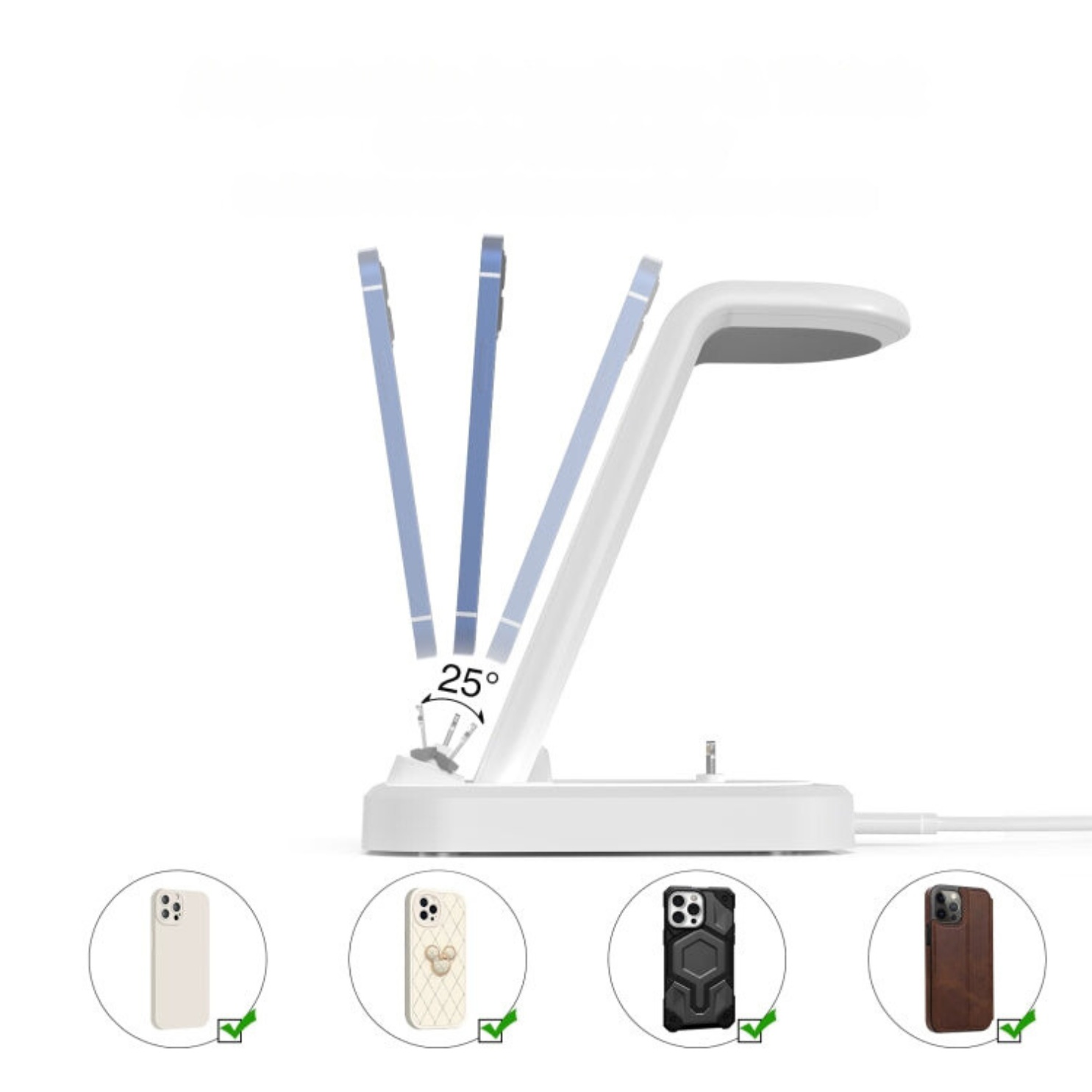 4 in 1 Wireless Charger Holder