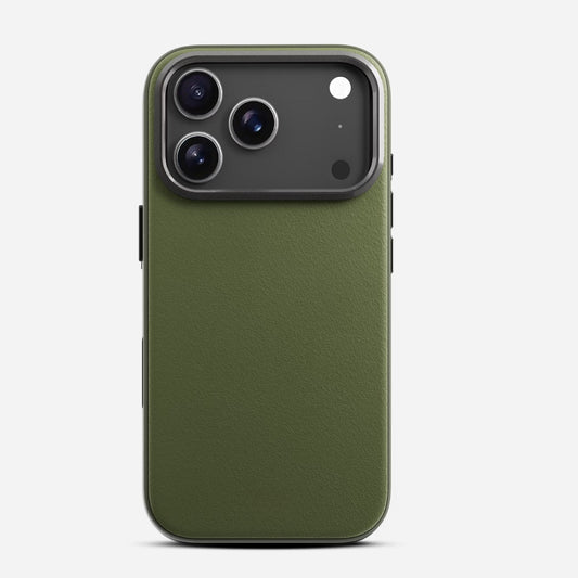 Green-Olive Leather Case