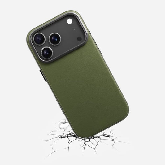 Green-Olive Leather Case