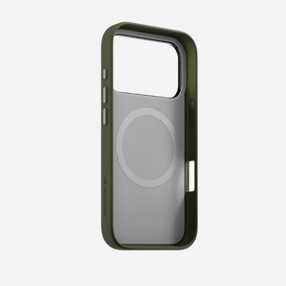 Green-Olive Leather Case
