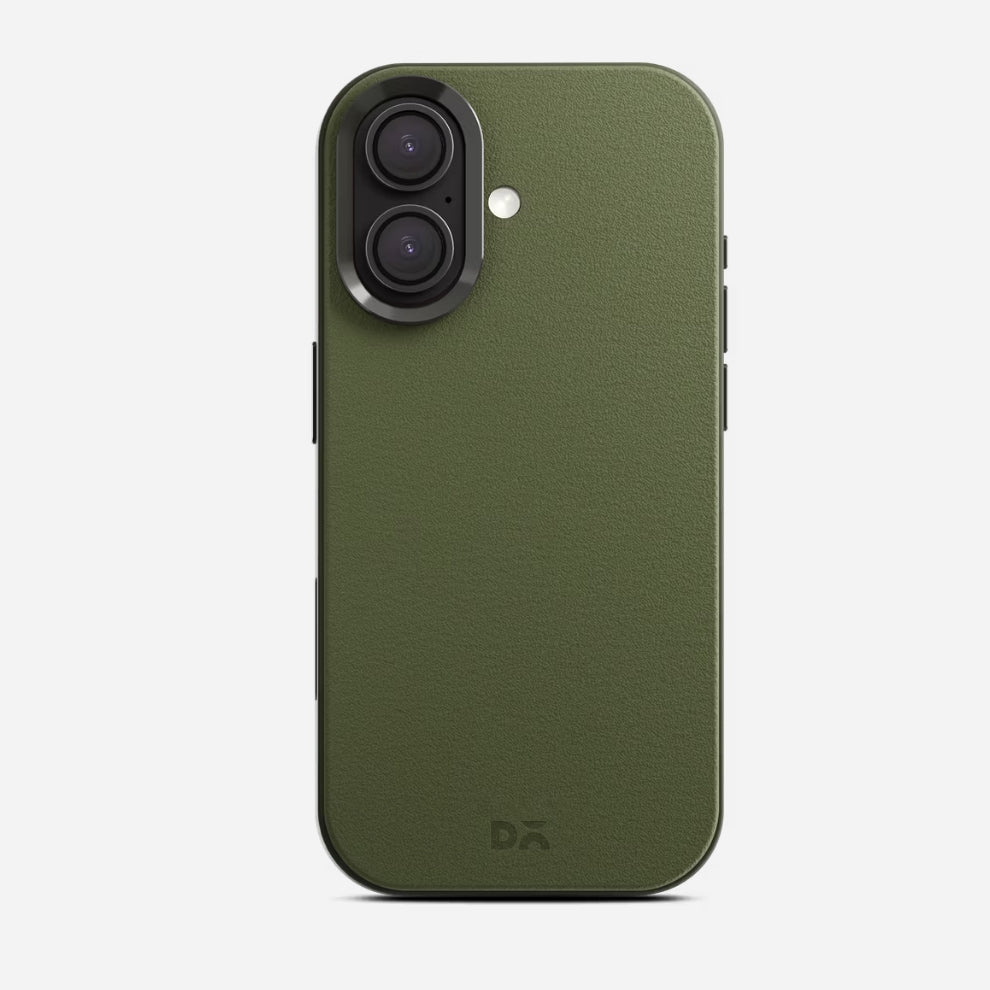 Green-Olive Leather Case